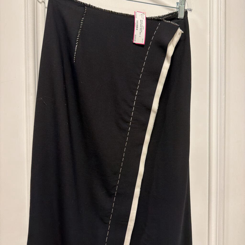 Black/White Maxi Skirt