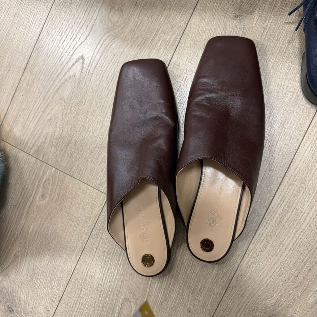 Brown Flat Mules