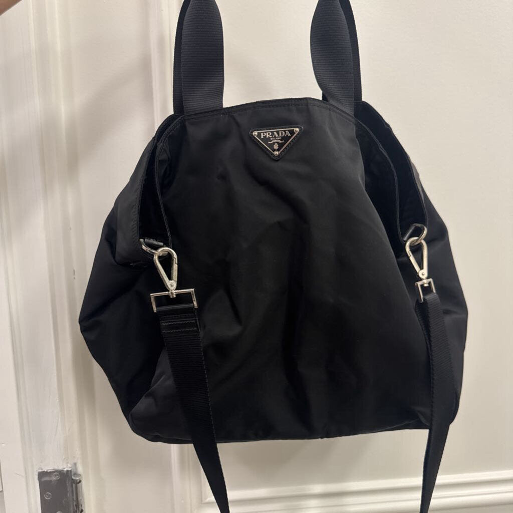 Black Nylon Tote