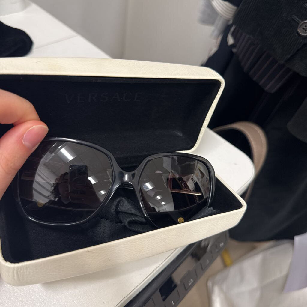 Black Oversized Sunglasses w/ Case