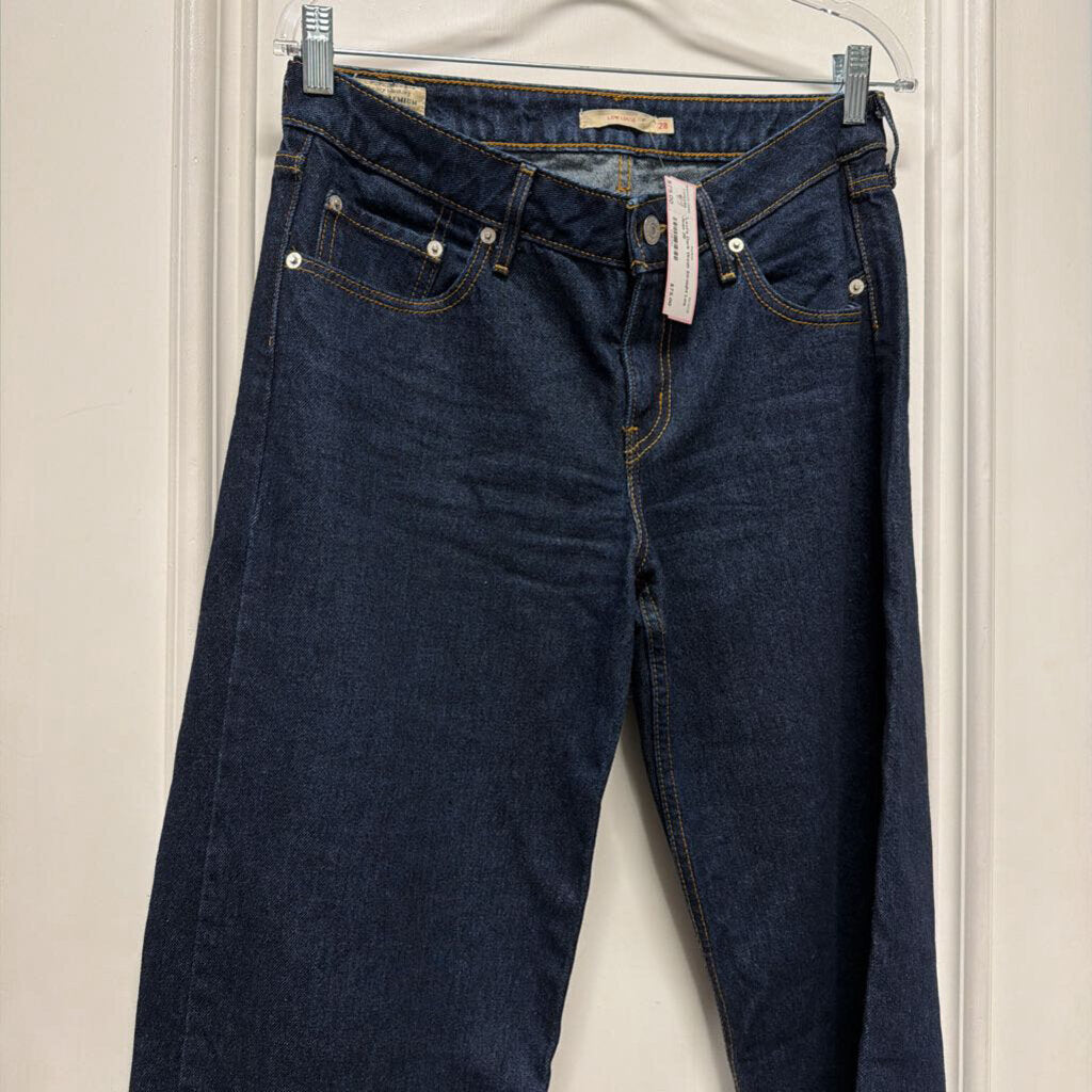 Dark Wash Straight Leg Jean