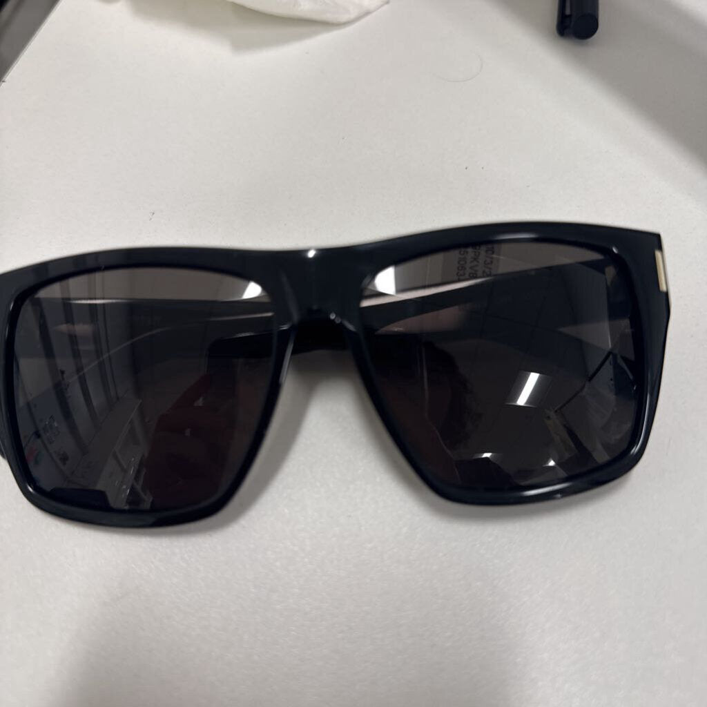 Black Square Frame Sunglasses w/ Case