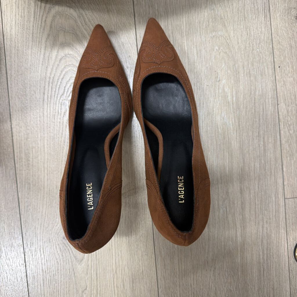 Brown Western Pump