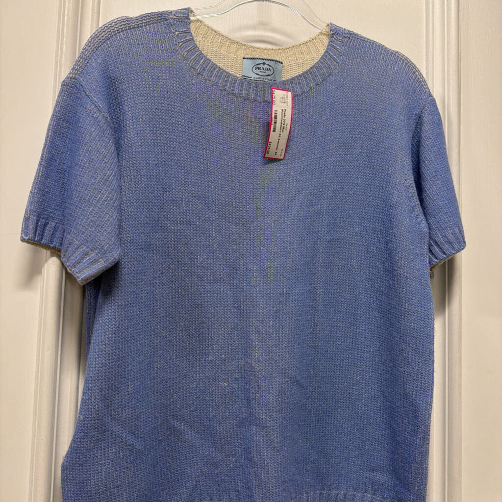 2014 Blue Wool/Cashmere SS Sweater
