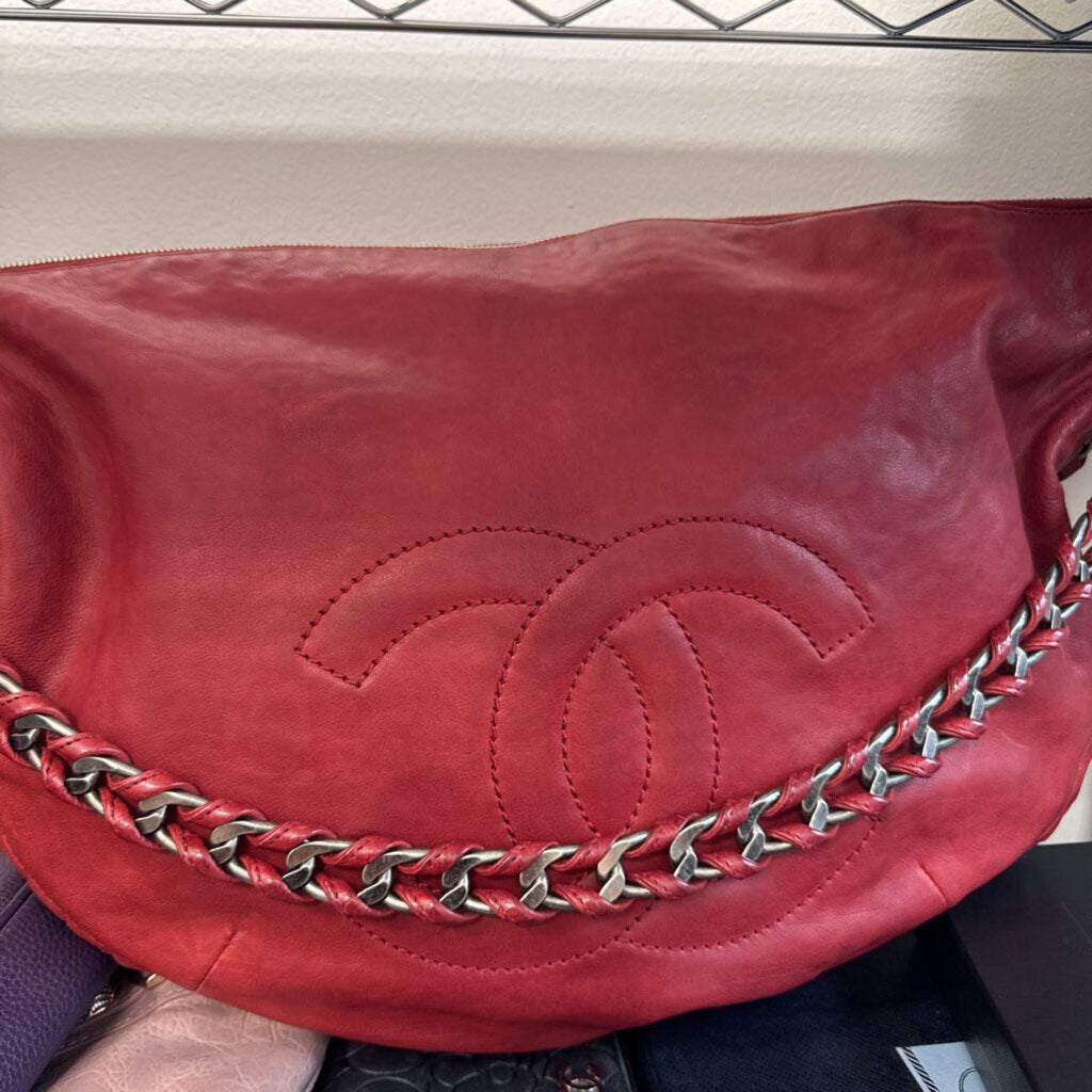 Red CC Messenger Bag 2005 (as is-spots)