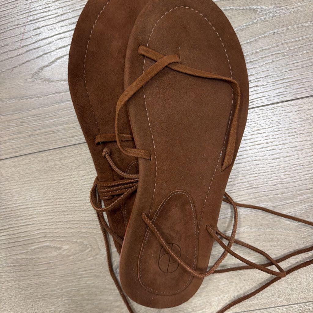 Brown Suede Strappy Sandal