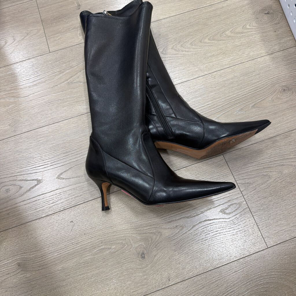 Black Leather Boot