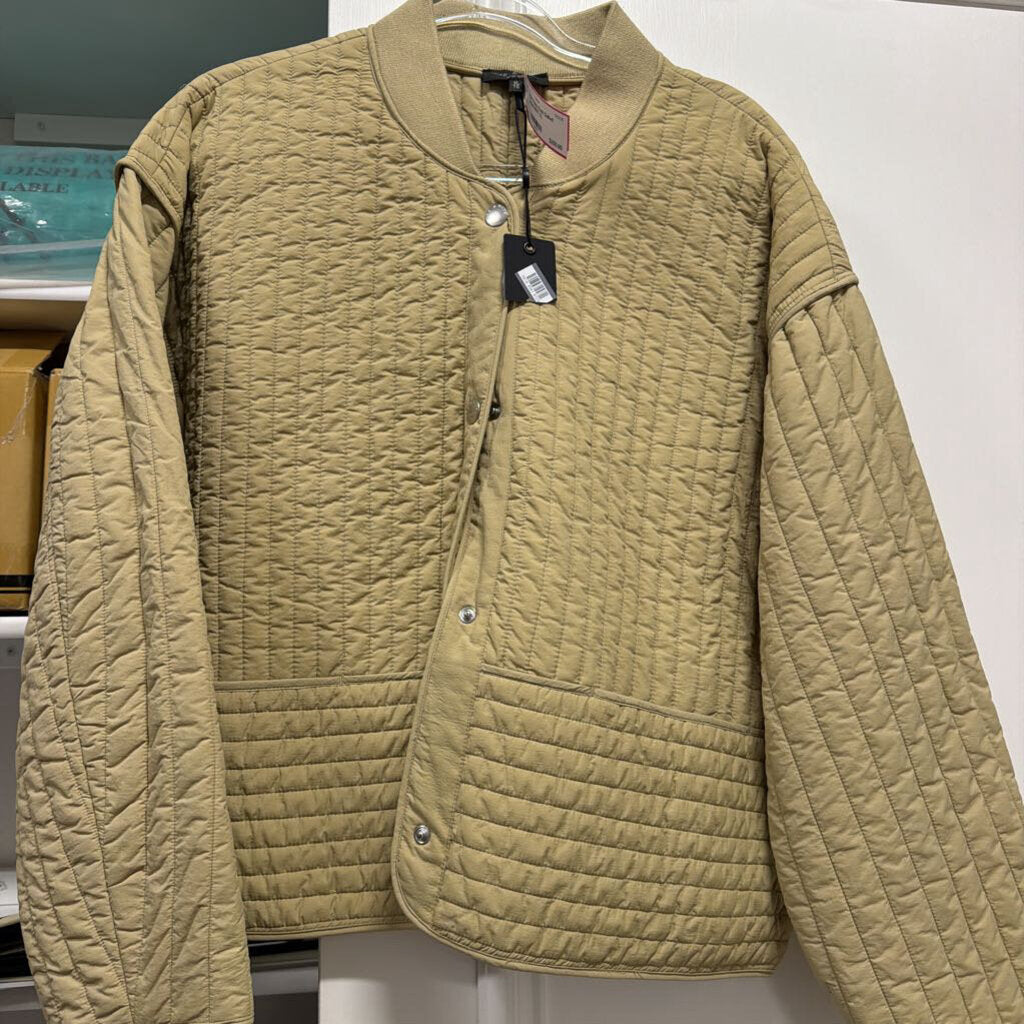 Khaki Quilted Jacket (NWT)