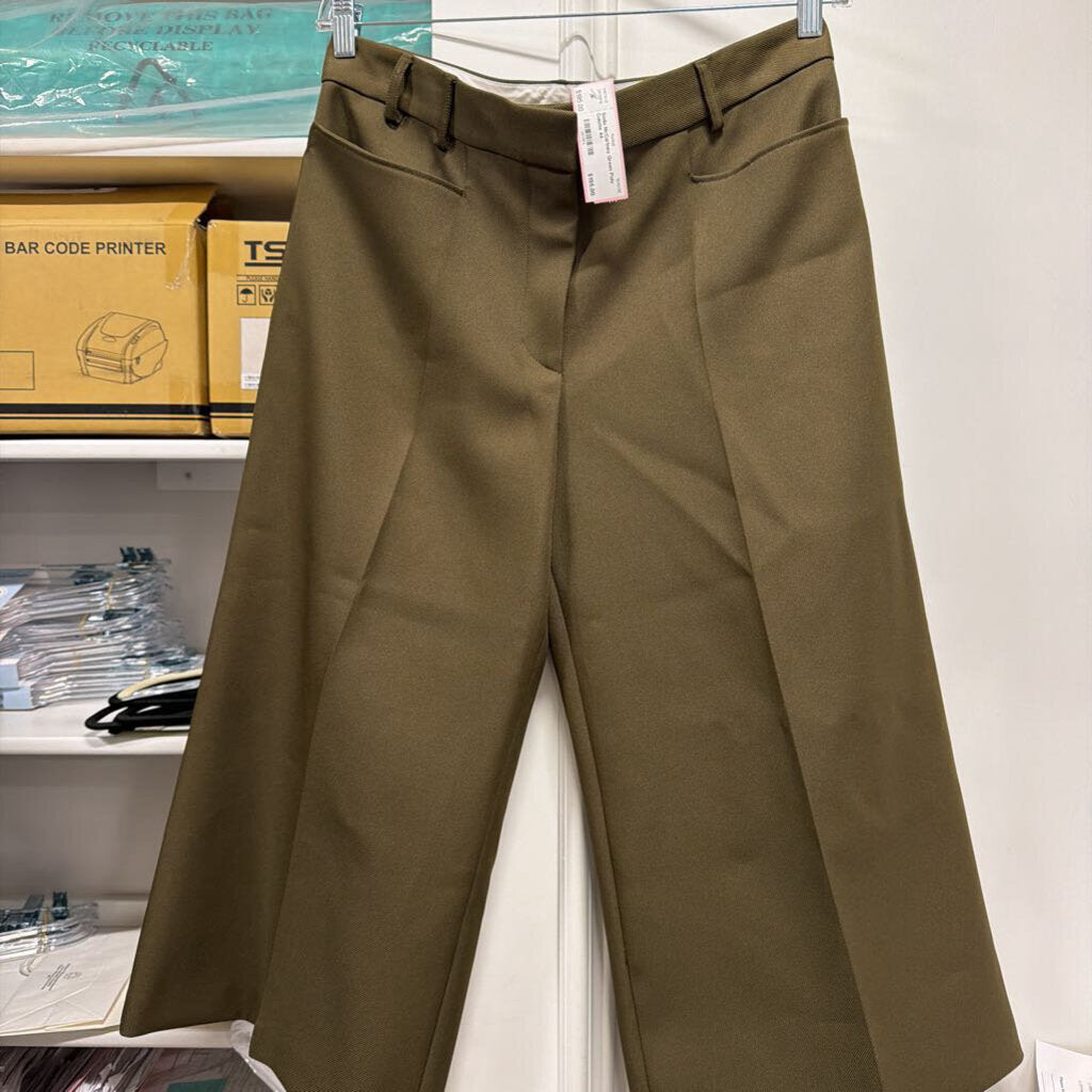 Green Poly Culotte