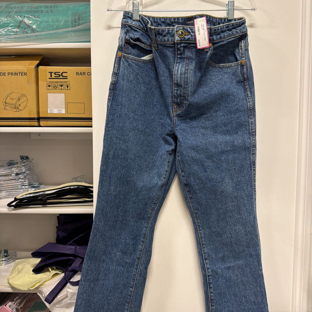 Blue Cotton 'Vivian' Jeans