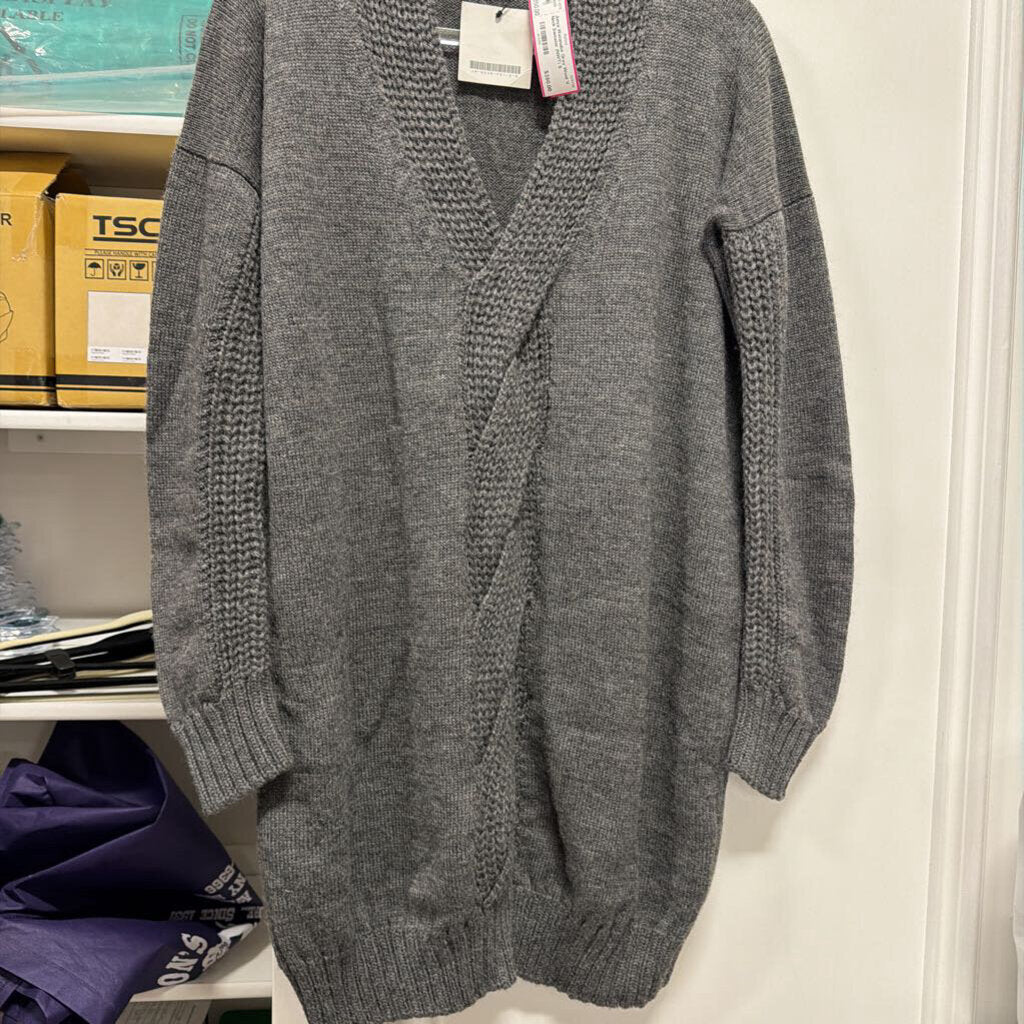 Grey Wool V Neck Sweater (NWT)