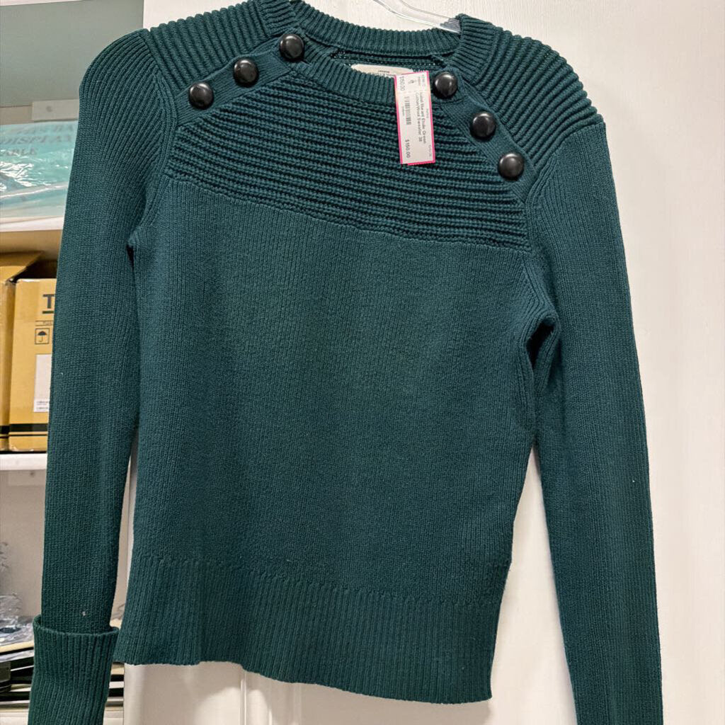 Green Cotton/Wool Sweater