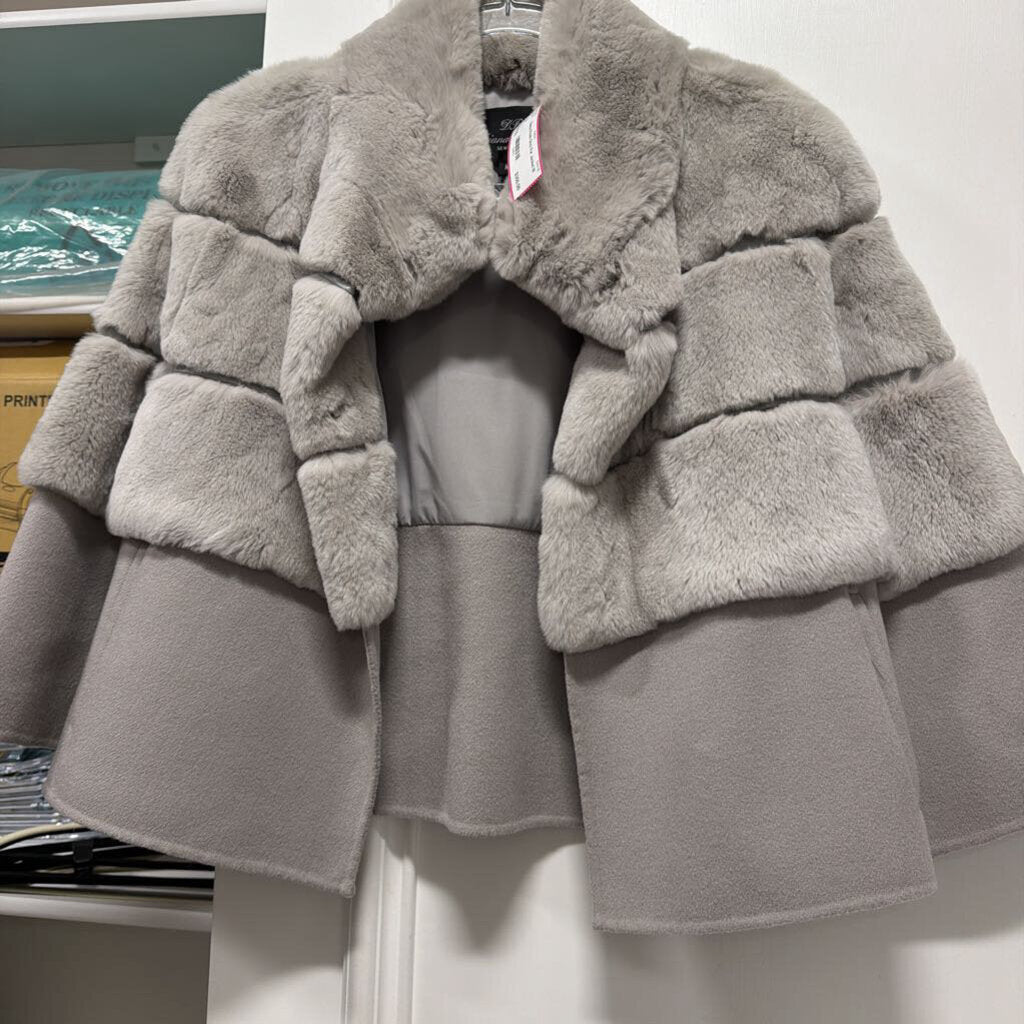 Grey Fur Jacket