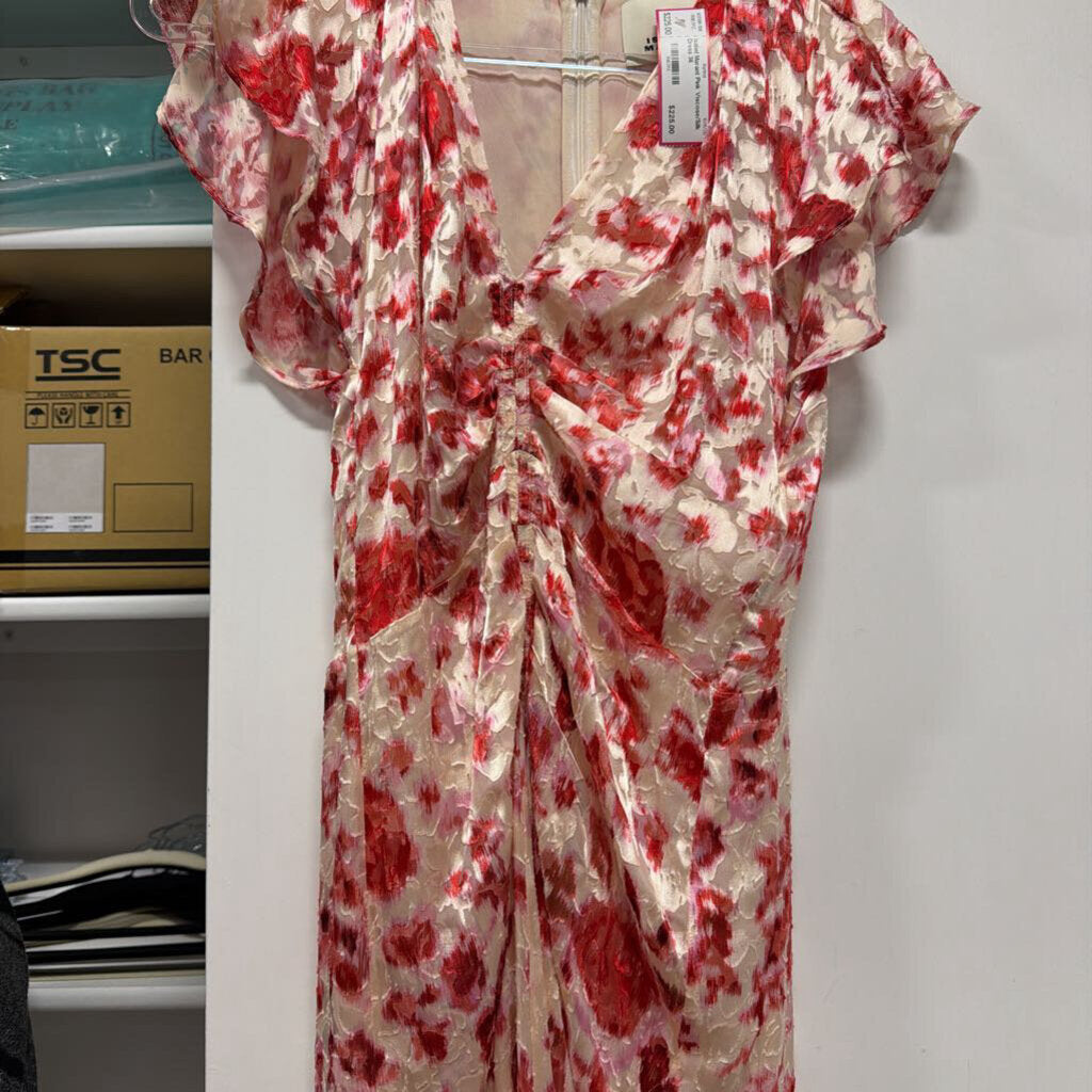 Pink Viscose/Silk Dress