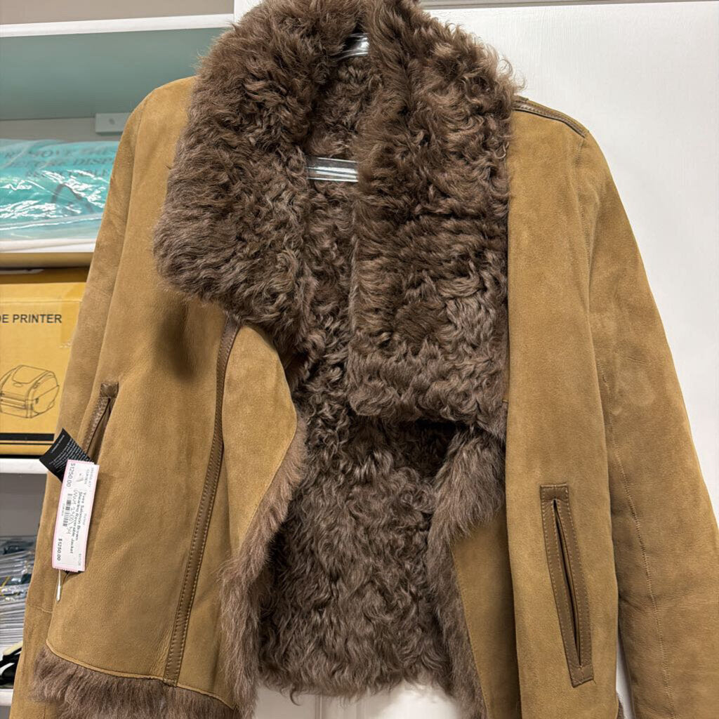 Brown Shearling Reversible Jacket (NWT 2300)