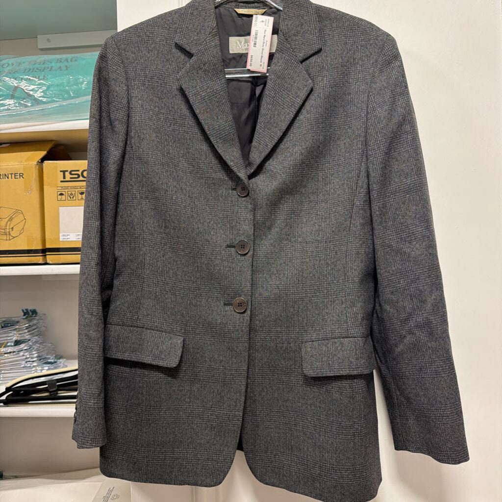 Gray Wool Blazer