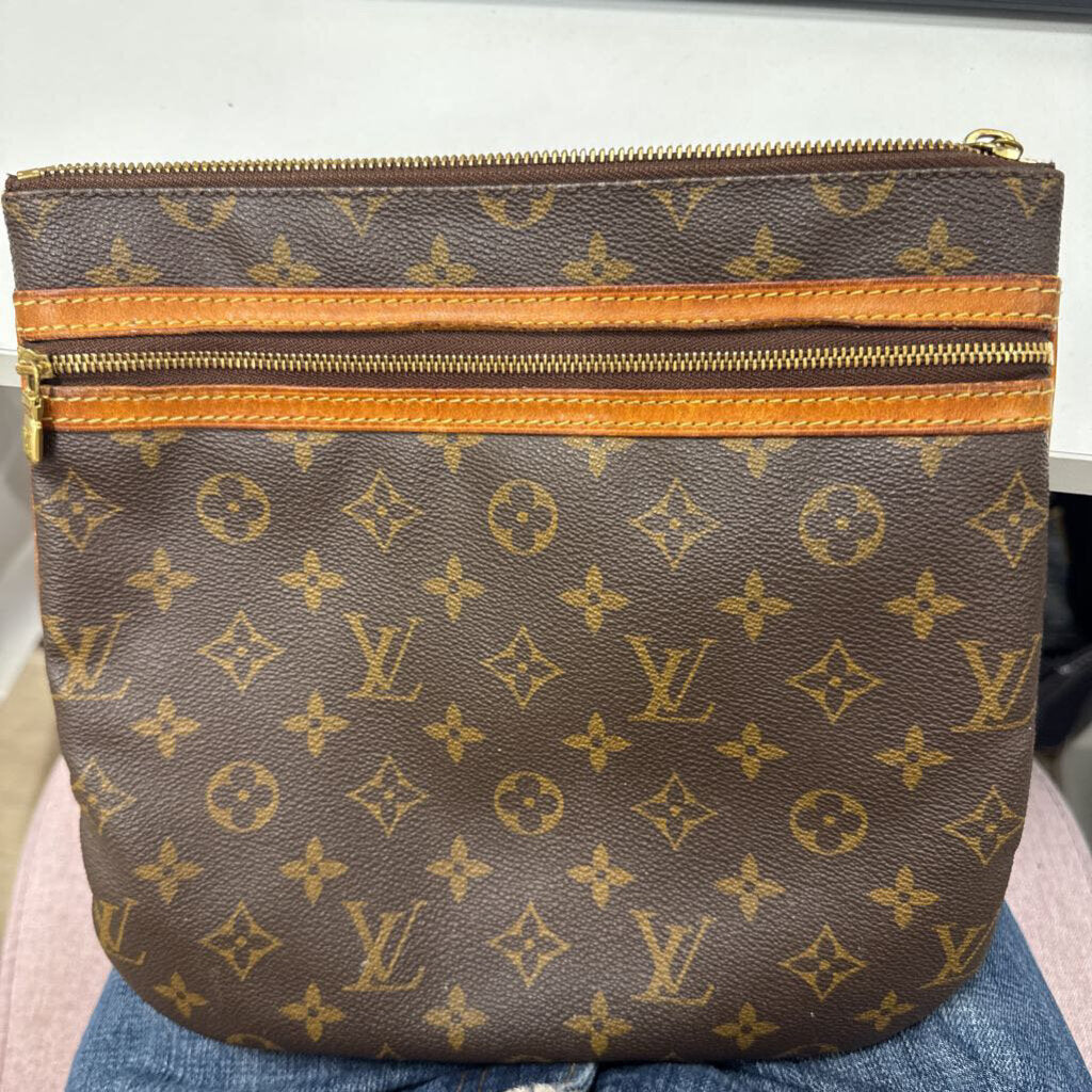 Brown Monogram Pochette Crossbody