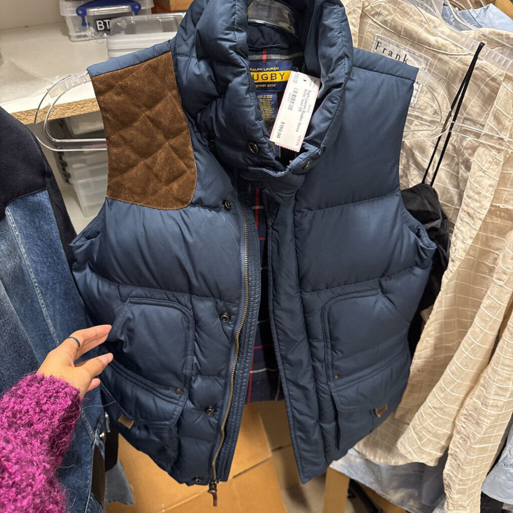 Navy Puffer Vest