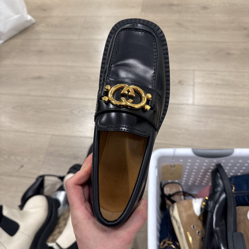 Black Gold Detail Loafer