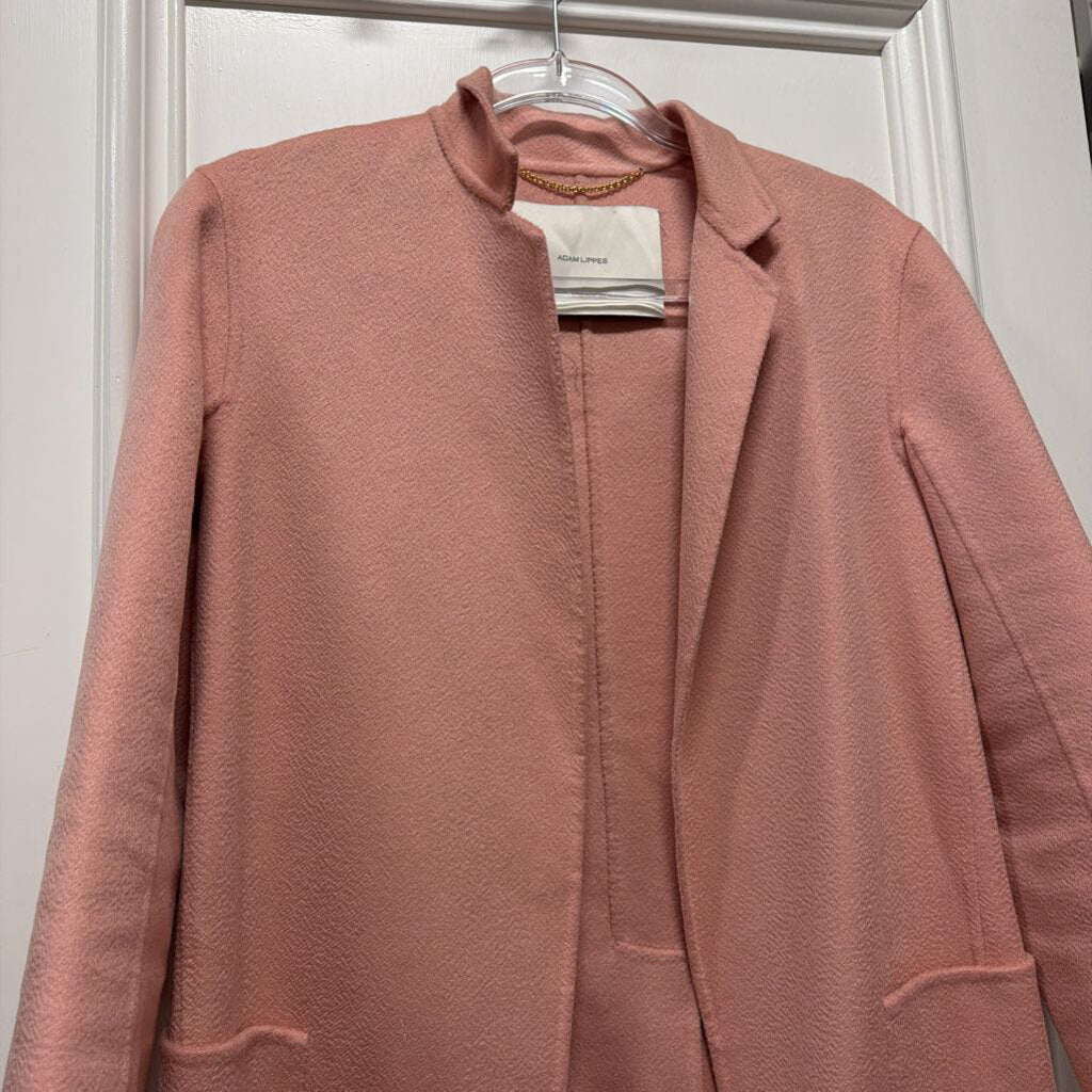 Pink Cashmere Midi Coat (retail 4290)