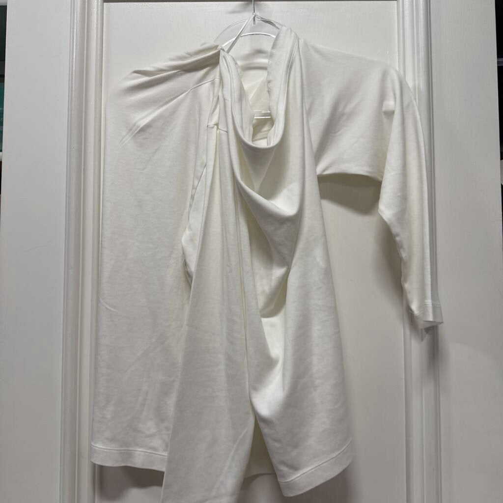 White Cotton LS Tee (NWT)