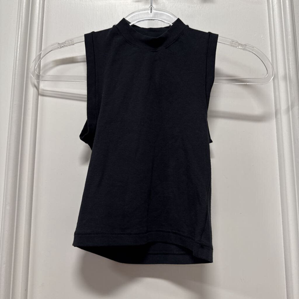 Black Cotton Sleeveless Top (NWT)