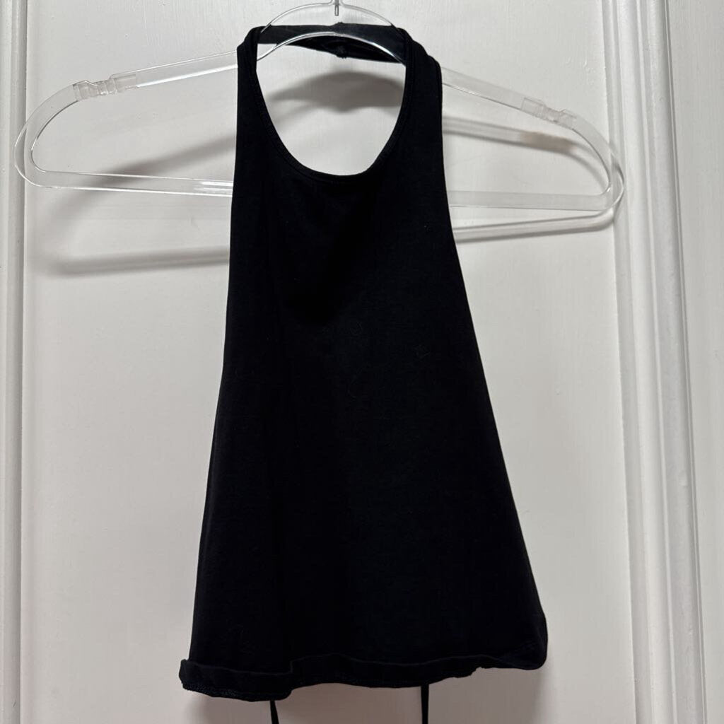 Black Halter Top