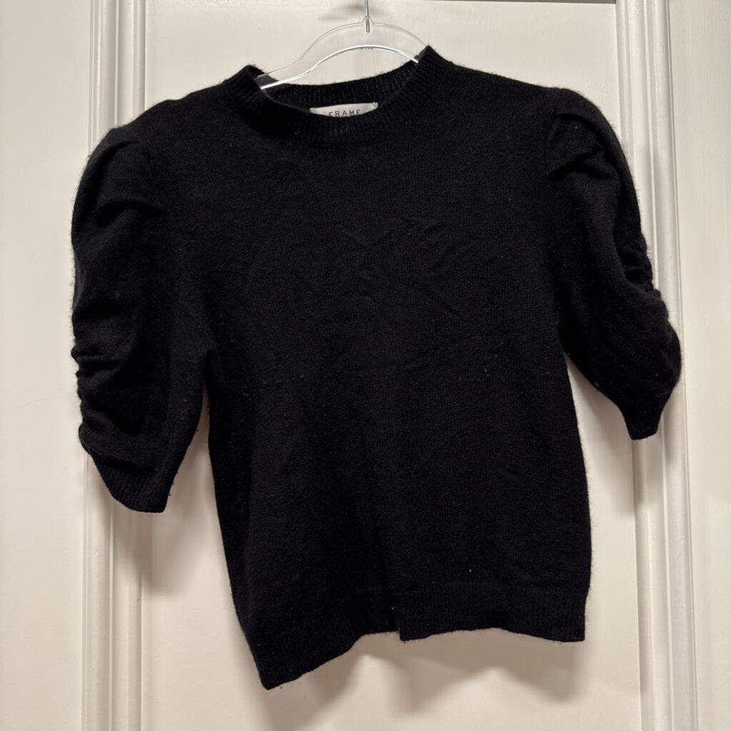 Black Cashmere SS Sweater