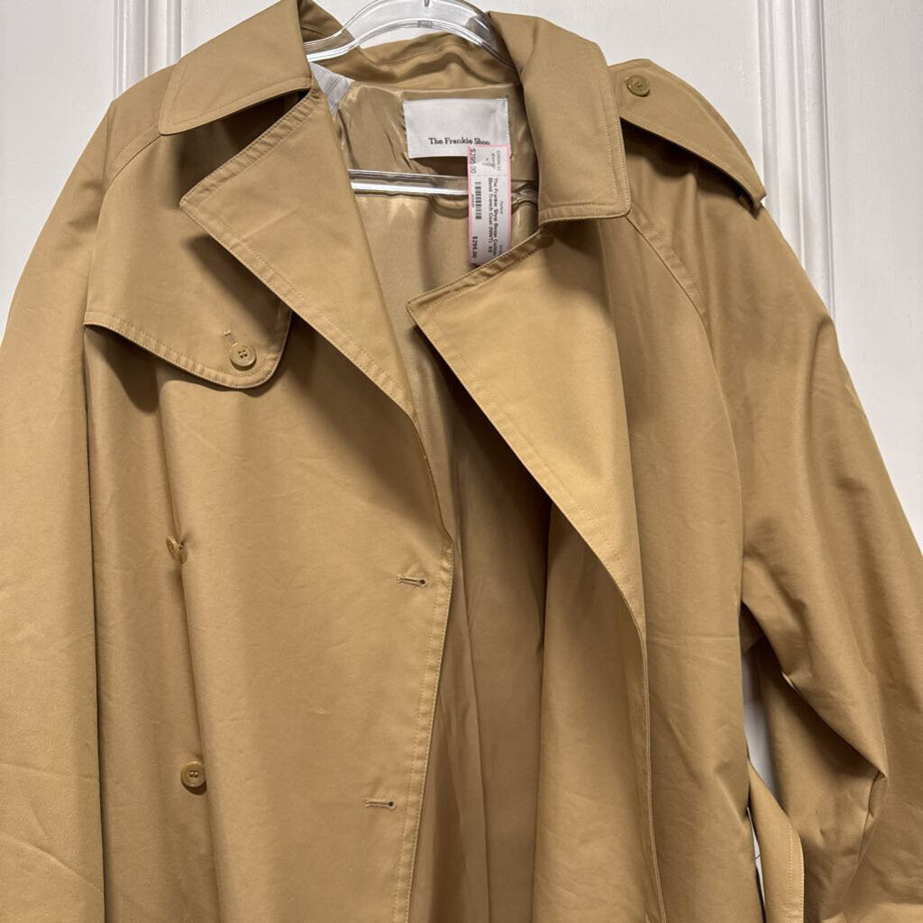 Beige Cotton Blend Trench Coat (NWT)