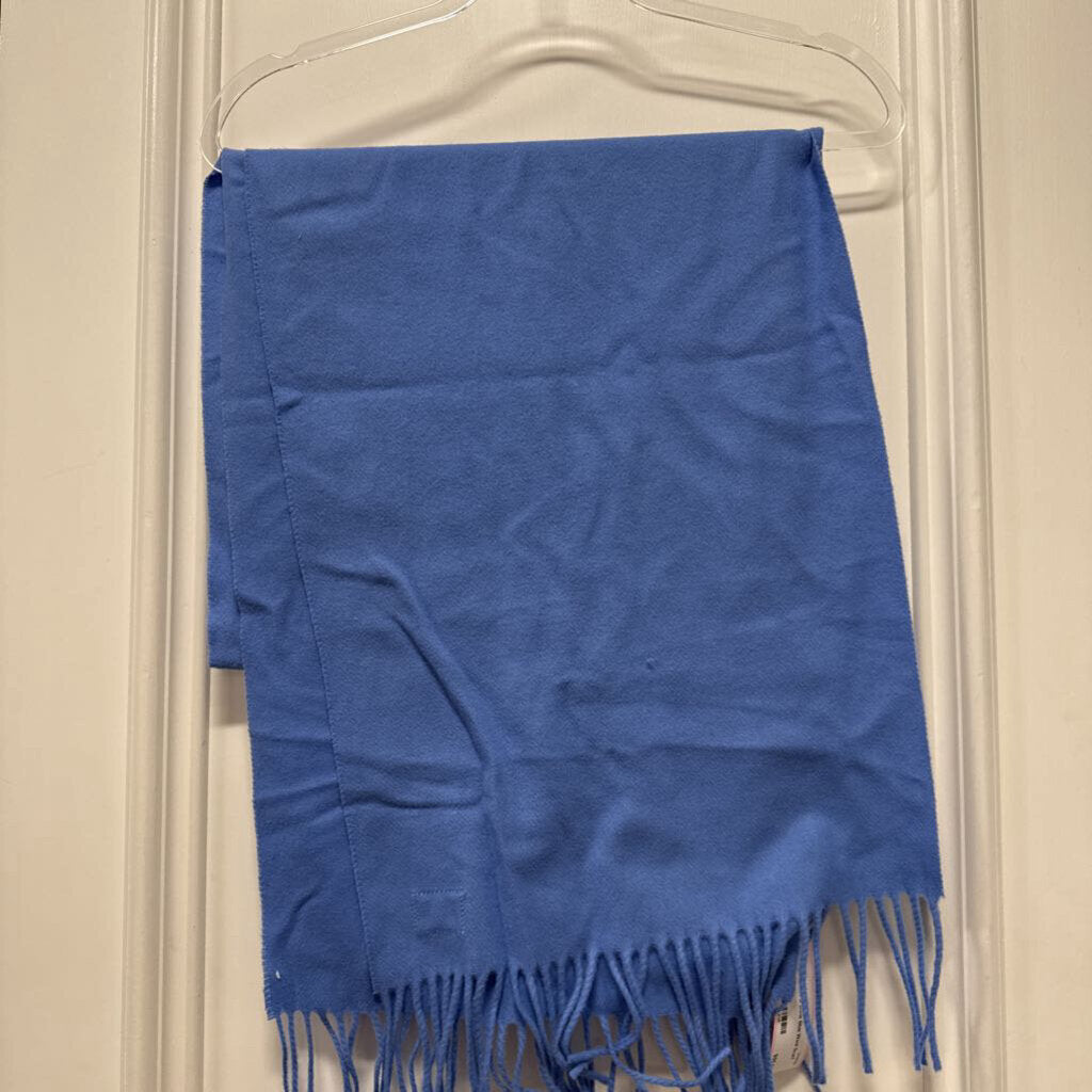 Blue Wool Scarf