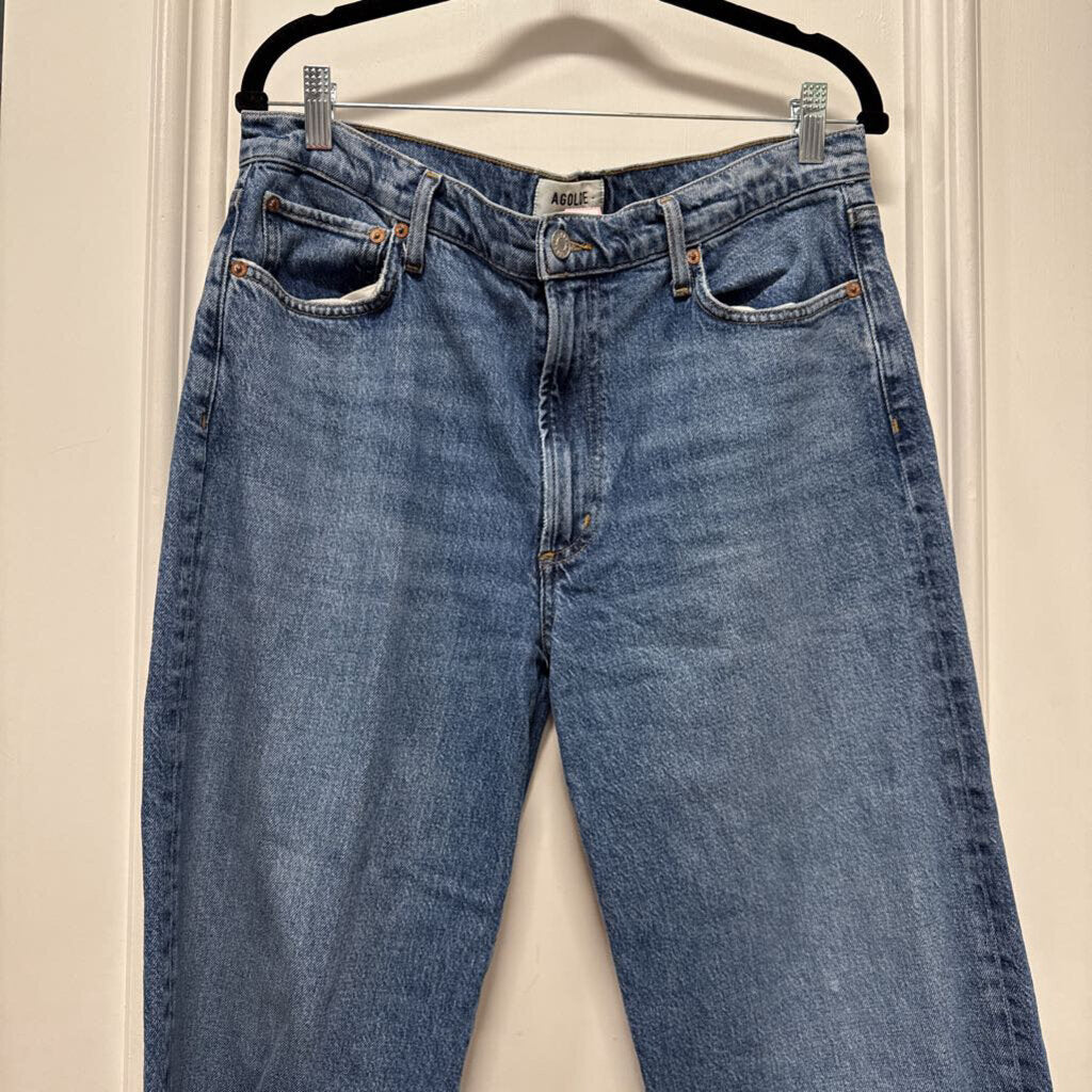 Medium Wash Wide Leg Jean