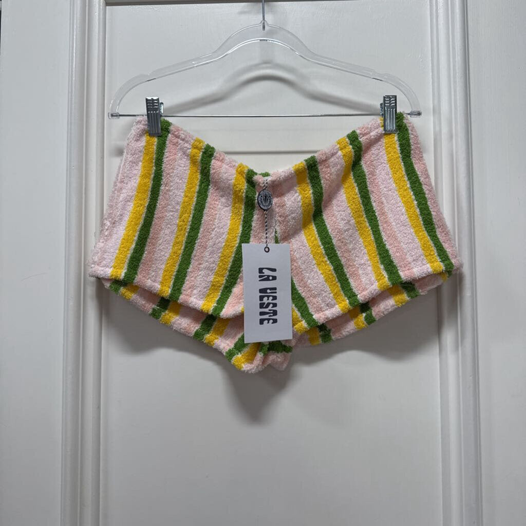 Pink/Green Cotton Terry Shorts (NWT 220)