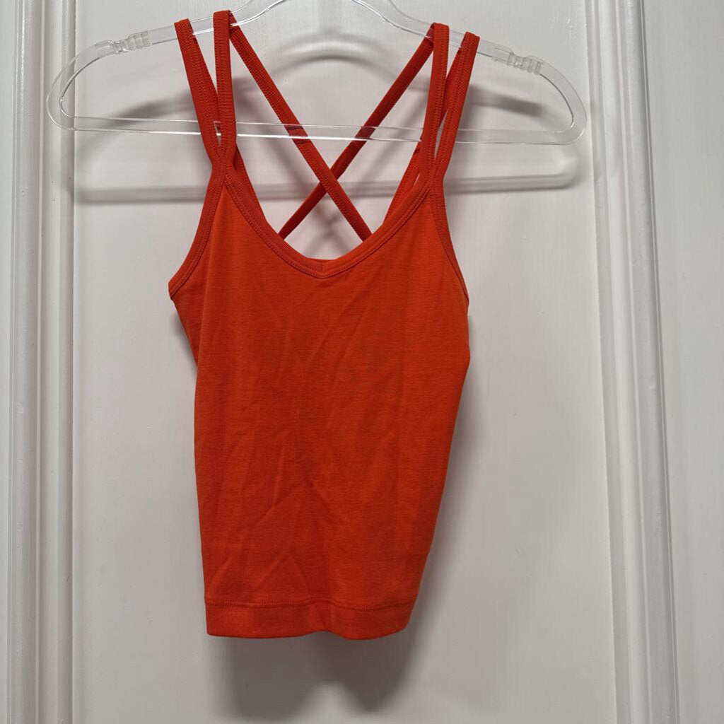 Orange Cotton Tank (R.85)