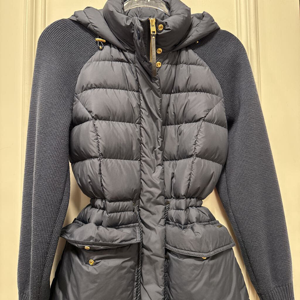 Navy Wool Blend/Puffer Coat