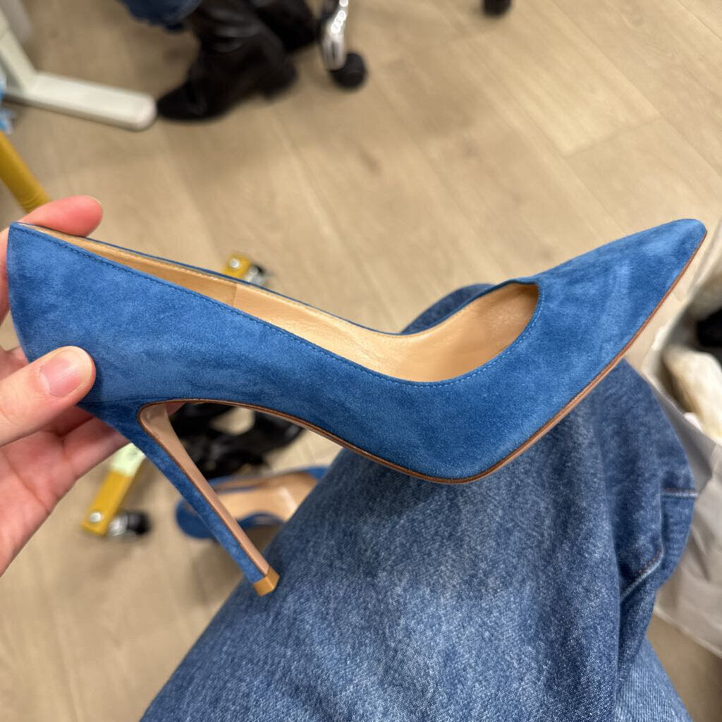 Blue Suede Pump
