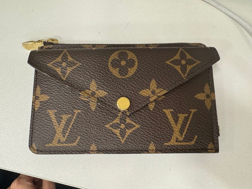 Brown Monogram Coated Canvas Recto Verso Card Holder (full set)