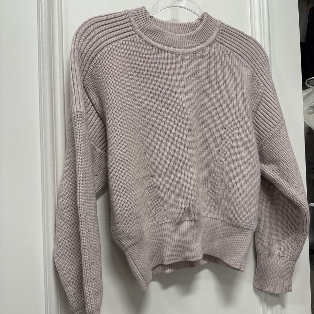 Pale Pink Merino Wool Sweater