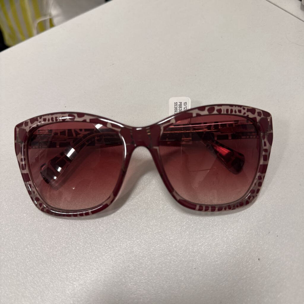 Purple Animal Print Sunglasses