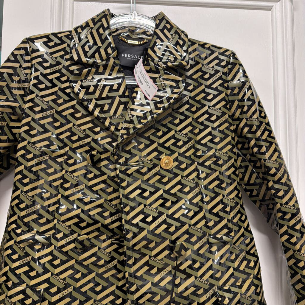 Black/Brown Monogram Trench Coat