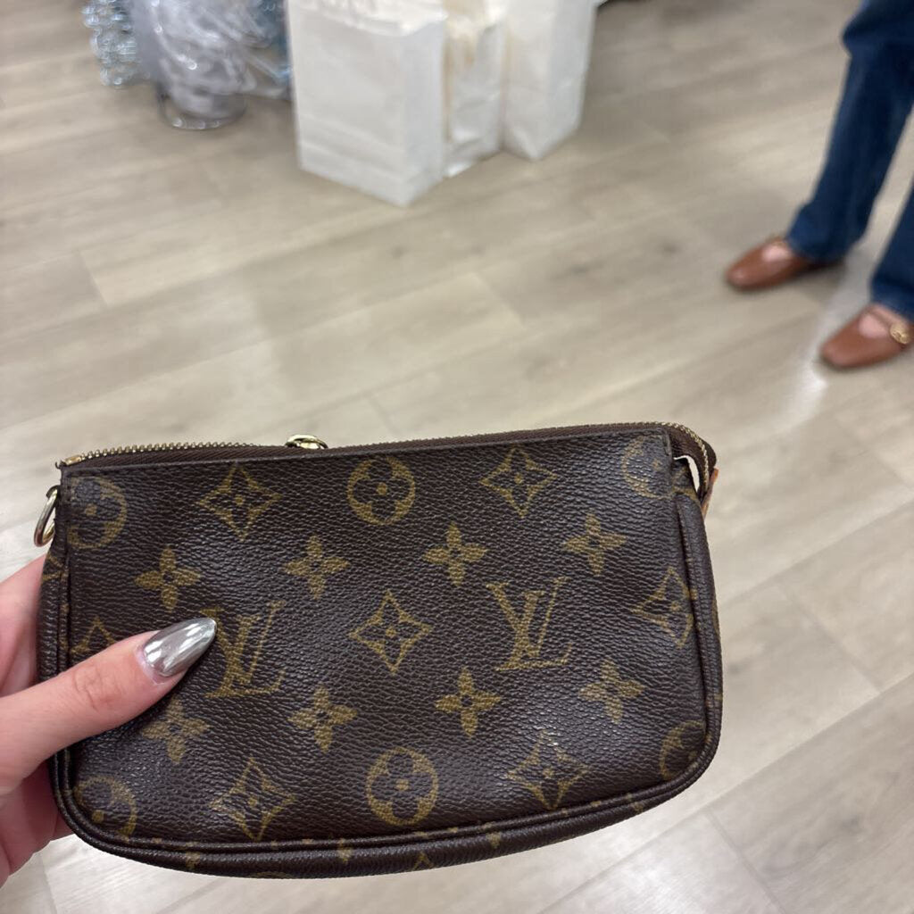 Brown Monogram Pochette (as is No Strap)