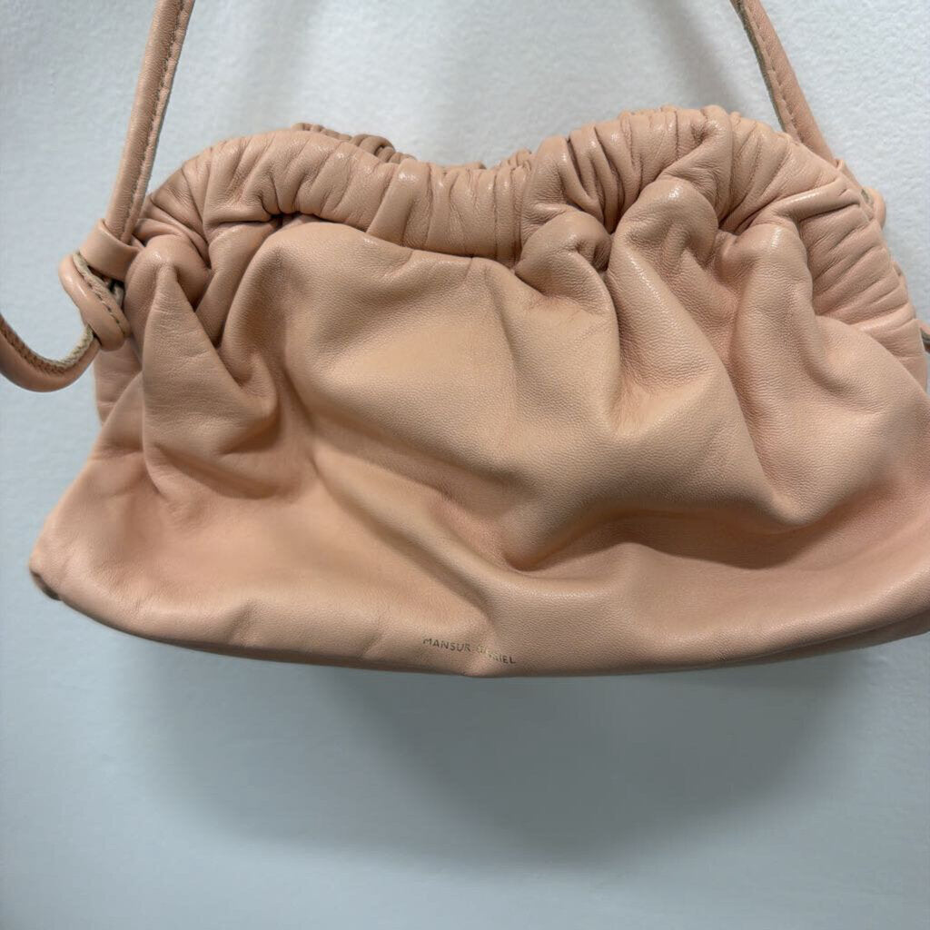 Pink Leather Clutch/Crossbody