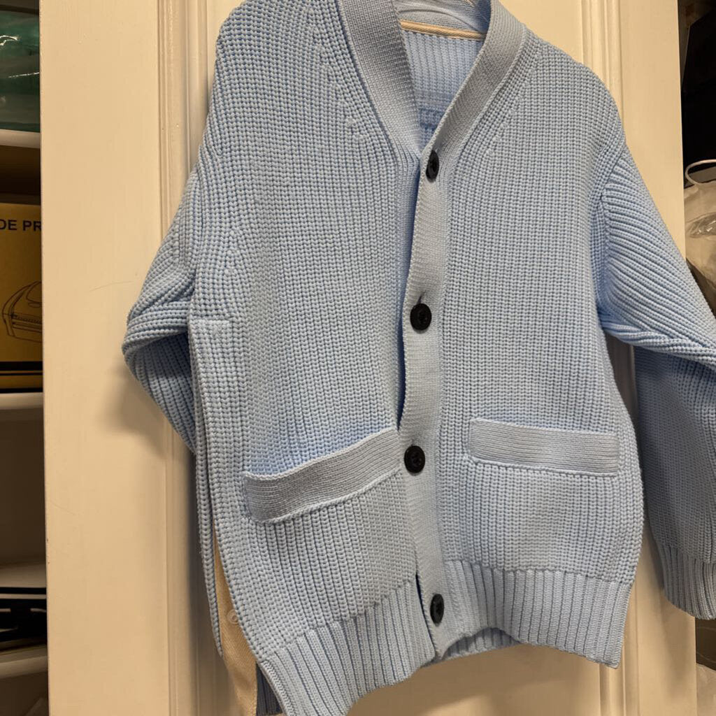 Light Blue Poly Cardigan