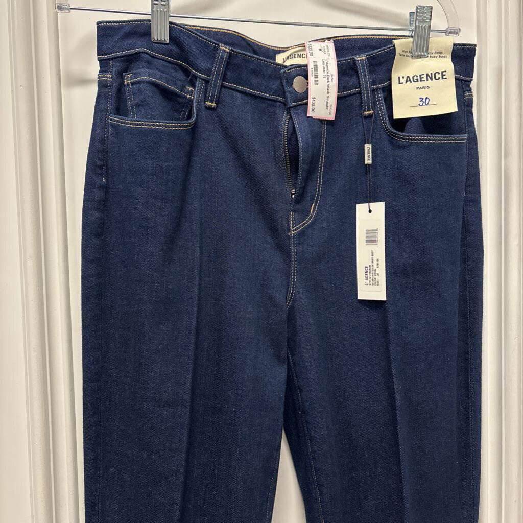 Dark Wash Straight Leg Jean