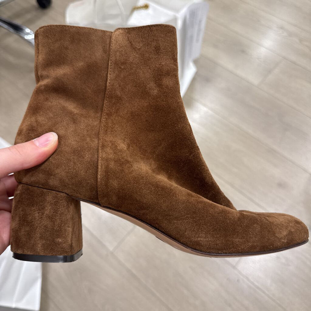 AGL Brown Suede Heeled Boot