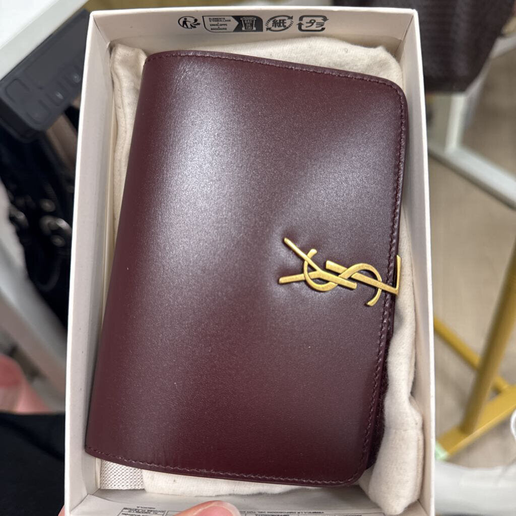Maroon Leather Passport Holder (full set)