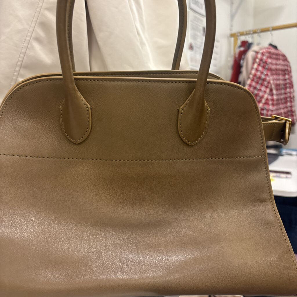 Green Leather Margaux 12 Bag