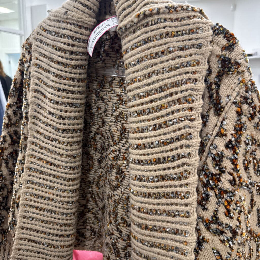 Brown Wool Blend Cardigan (no belt) 1495