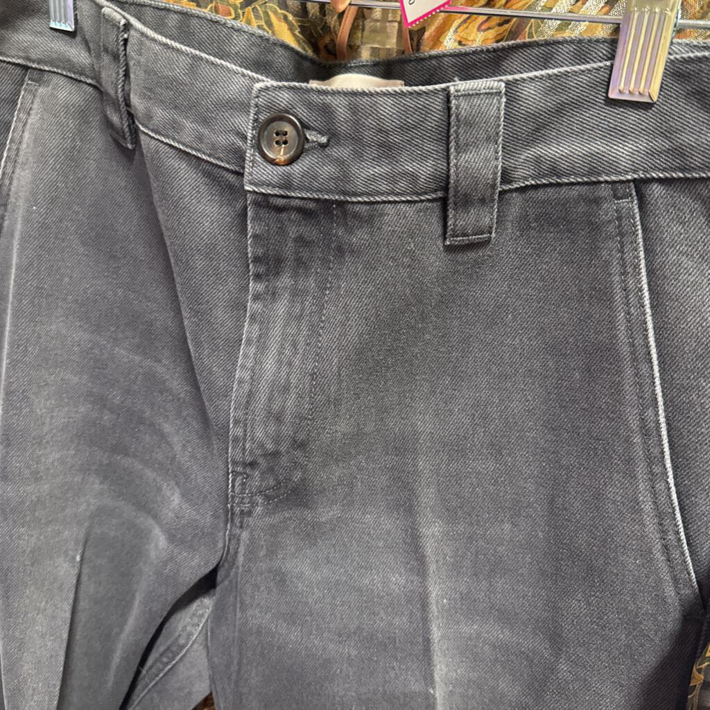 Grey Wide Leg Jeans