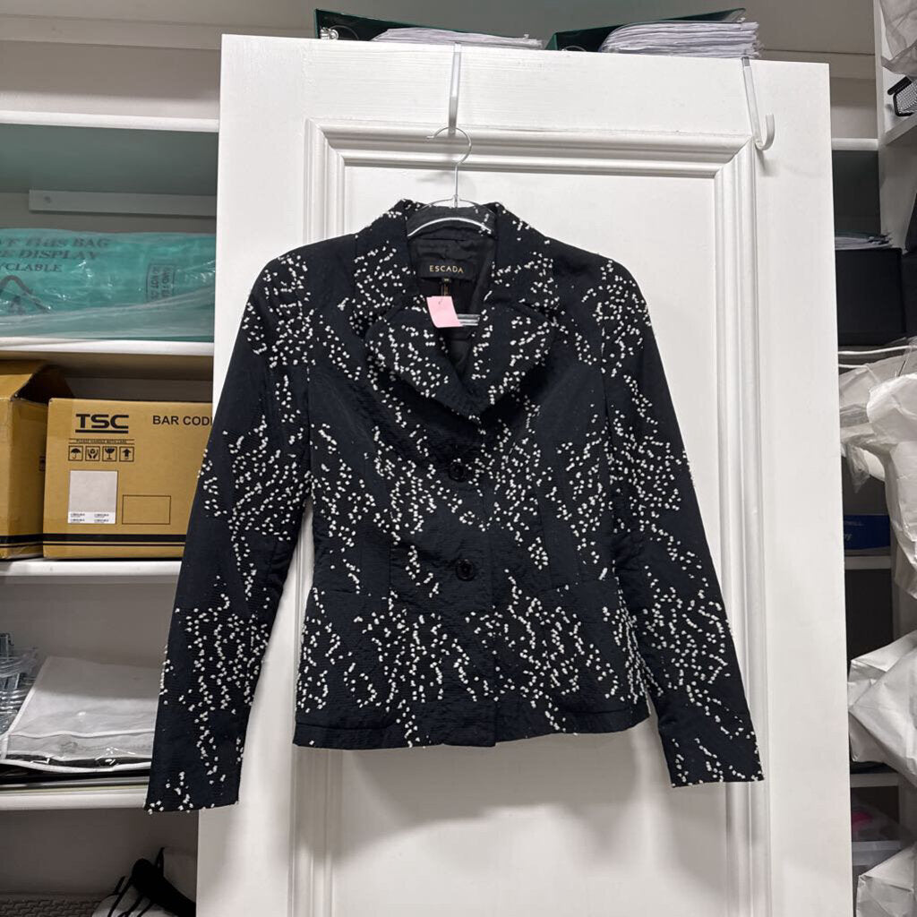 Black/White Poly Jacket