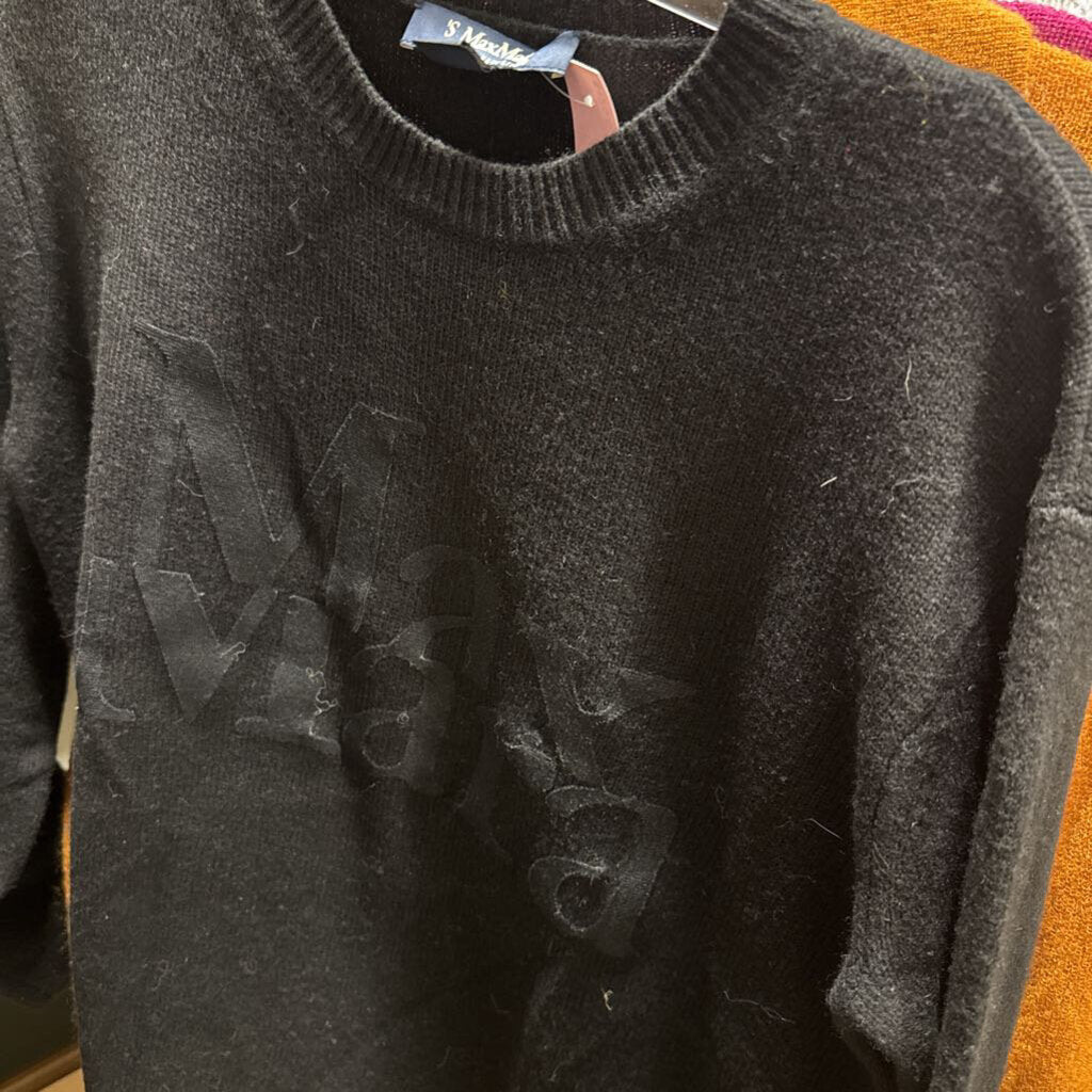 Black Logo Sweater